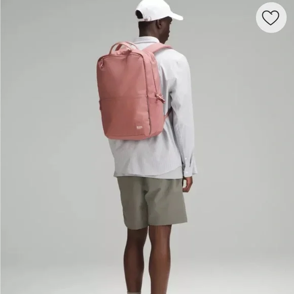 🎒NWT Lululemon Double Zip Backpack. 22L. Sold out color  spiced chai! - Picture 6 of 12